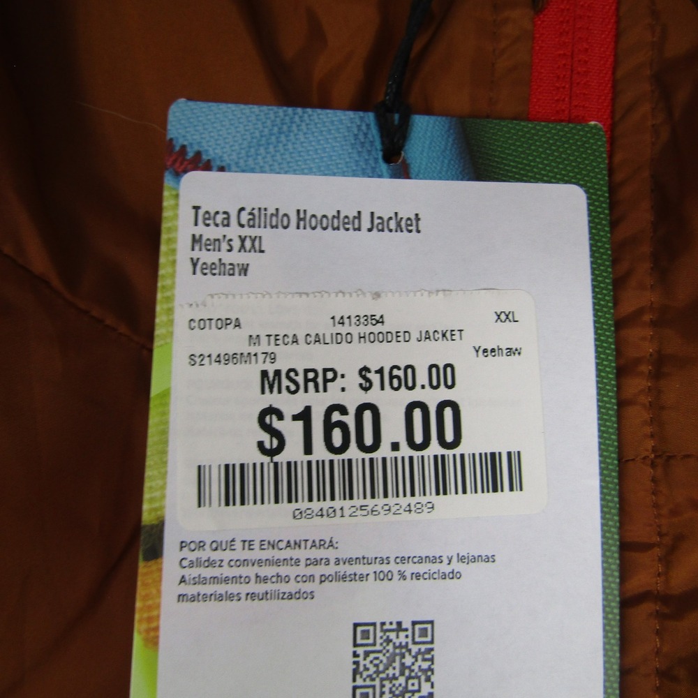Cotopaxi Teca Calido Reversible Hybrid Hooded Jacket Men's XXL Yeehaw Outdoors - Picture 5 of 7